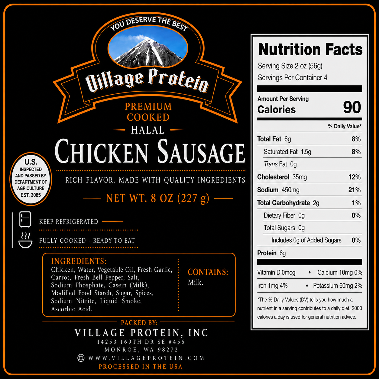 Chicken Sausage – Village Protein